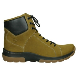 Wolky - Halfhoge veterschoen - Schoenmode Kerkhof